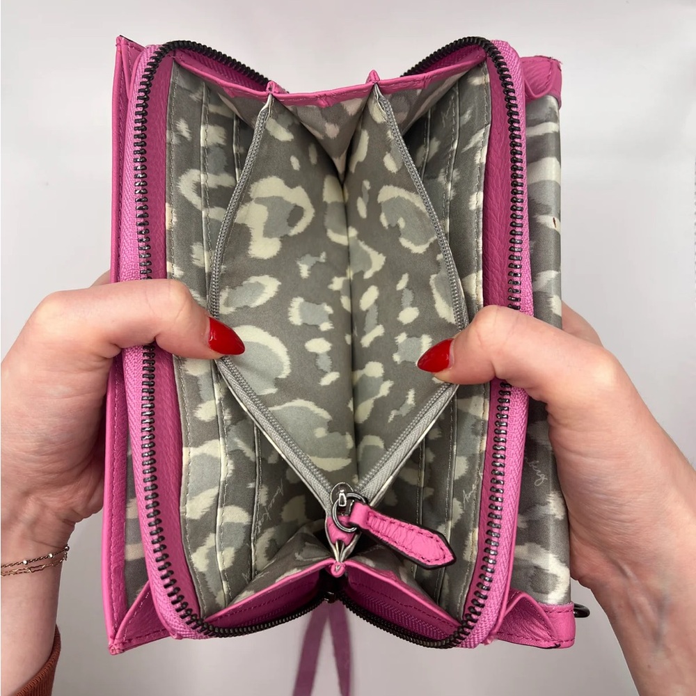 Aimee Kestenberg Pink Crossbody Bag with Chain Strap - Picture 7 of 10